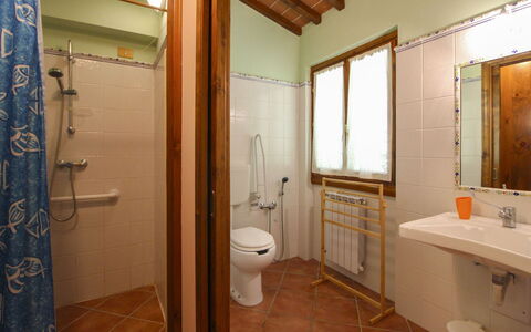 Villa le Balze: Arreglo De Tubería, Piso, Madera, Lavabo Del Baño, Suelo, Lavabo, Diseño De Interiores, Baño, Techo, Grifo