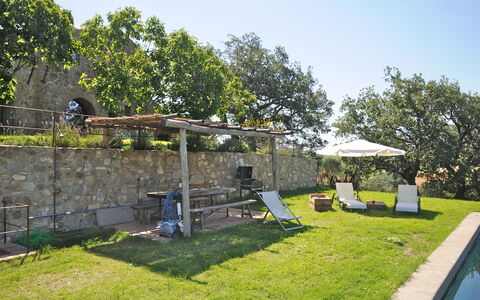Podere Palazzo: Propiedad, Pared, Casa, Yarda, Edificio, Bienes Raíces, Casa, Hierba, Jardín, Árbol