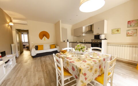 Musetta: Mueble, Gabinetes, Mostrador, Mesa, Madera, Cocina, Silla, Edificio, Diseño De Interiores, Cocina Y Comedor Mesa