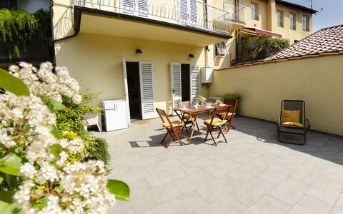 Musetta: Flor, Planta, Edificio, Ventana, Mesa, Silla, Encendiendo, Arquitectura, Puerta, Barrio