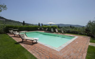 Villa Il Sasso: Piscina, Propiedad, Hierba, Patio Interior, Inmuebles, Bienes Raíces, Casa, Ocio, Sunlounger, Yarda