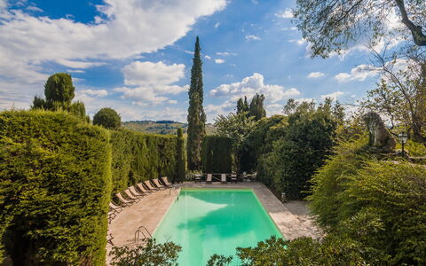 Montegufoni: Naturaleza, Cielo, Agua, Verde, Árbol, Propiedad, Jardín, Botánica, Jardín Botánico, Hierba