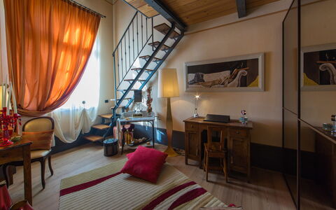 Appartamento Il Nido Di Giulia: Habitación, Propiedad, Mueble, Diseño De Interiores, Habitación, Edificio, Suite, Casa, Bienes Raíces, Cama