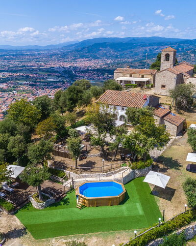 Villa Del Santo Bastiano: Fotografía Aérea, Vista Panorámica, Propiedad, Inmuebles, By, Bienes Raíces, Edificio, Pueblo De Montaña, Turismo, Fotografía