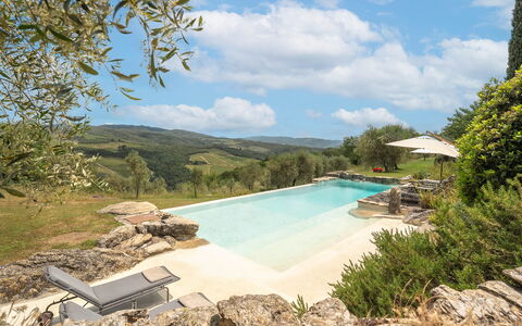 Camporempoli: Paisaje, Piscina, Jardín, Paisajismo, Fuente De Agua, Losa, Villa, Patio Interior
