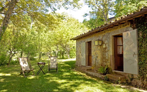 Casa Dell'ambasciatore: Hierba, Madera, Cabaña, Área Rural, Jardín, Puerta, Primavera, Césped, Patio Interior, Casa De Campo