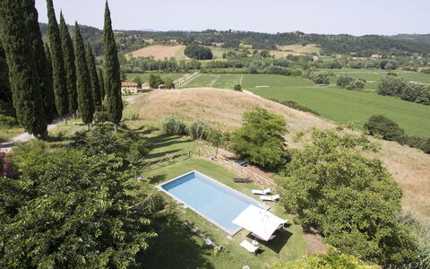 Villa Bacco: Propiedad, El Terreno Del Lote, Área Rural, Fotografía Aérea, Inmuebles, Hierba, Árbol, Casa, Tecnología, Paisaje