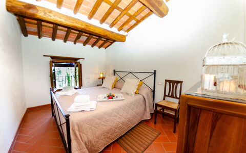 Orto Degli Olivi Proprietà: Habitación, Habitación, Mueble, Cama, Propiedad, Techo, Diseño De Interiores, Edificio, Sábana, Lecho