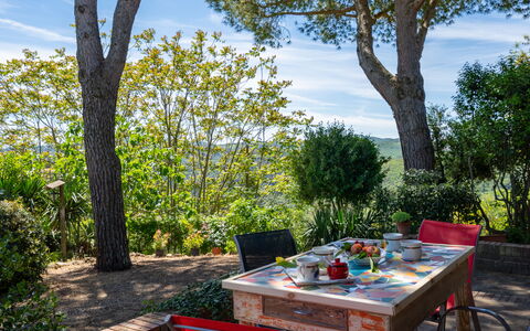 Villa Luana: Nube, Planta, Mesa, Cielo, Mueble, Planta De La Comunidad, Árbol, Mueble Para Exteriores, Vajilla, Paisaje Natural