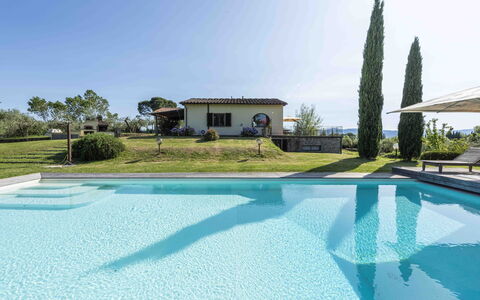 Villa Dell'acquaborra: Azul, Piscina, Recurso, Material Compuesto, Eco Hotel, Sombra, Ocio, Inmuebles, Villa, Mueble Para Exteriores