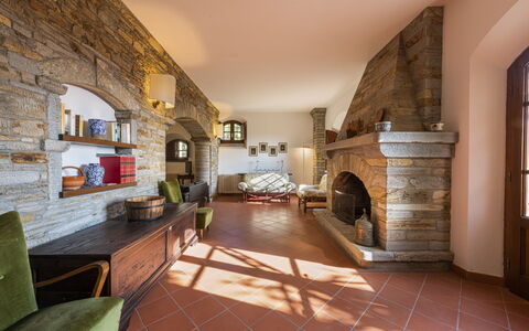 Villa Montignoso: Mueble, Marco, Silla, Sofá, Madera, Planta De Casa, Planta, Salón, Sala, Mesa