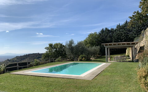 Villa Adelfa: Agua, Cielo, Propiedad, Nube, Planta, Paisaje Natural, Piscina, Rectángulo, Cuerpo De Agua, Árbol