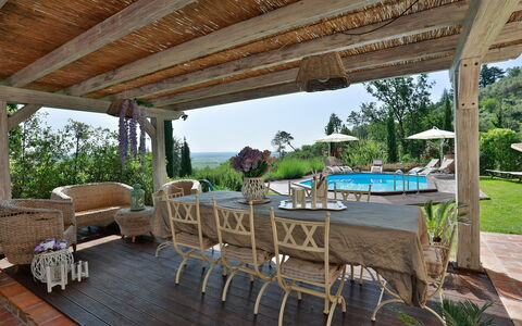 La Quiete: Planta, Propiedad, Mesa, Silla, Sombra, Diseño De Interiores, Mueble Para Exteriores, Árbol, Maceta, Ocio