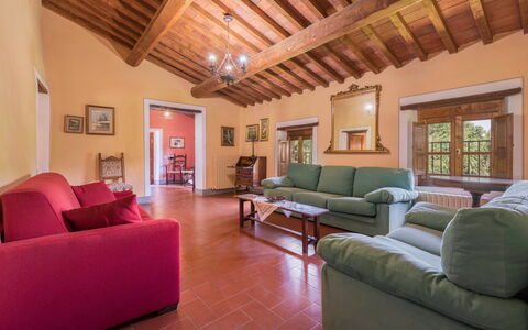 Fonte Nuova - Badia Agnano, Toscana: Mueble, Sofá, Mesa, Comodidad, Piso, Ventana, Arquitectura, Marco, Sala, Suelo