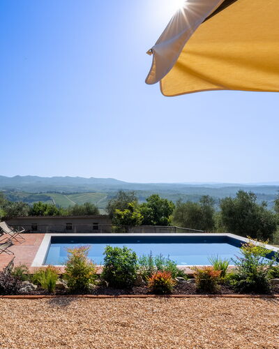 Casa Di Luca, Pool, Castelnuovo Berardenga: Piscina, Paisaje, Jardín, Paisajismo, Recurso, Eco Hotel, Sombra, Sunlounger, Mueble Para Exteriores, Inmuebles