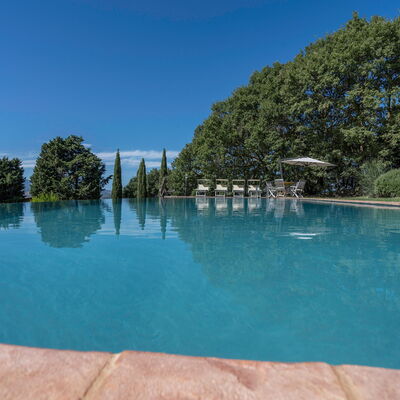 Orcia Panoramic View With Pool