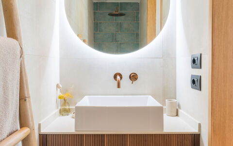 Pendolino Spereto Apartment With Pool, Montaione: Pared, Diseño De Interiores, Piso, Madera, Suelo, Arreglo De Tubería, Baño, Casa, Mueble De Baño, Encendiendo