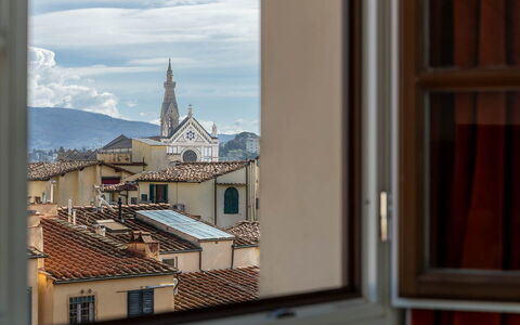 Torretta Penthouse Luxury Apartment In Florence By: Mañana, Departamento, Balcón, La Luz Del Día, Aguja, Hazme