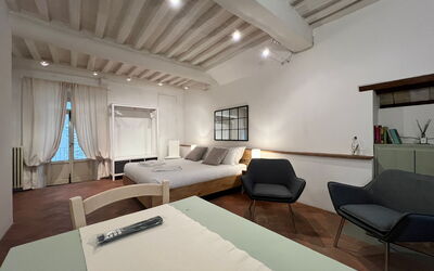 Double bedroom and living room