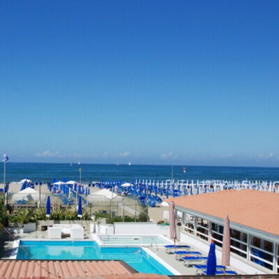 Butterfly With Beach & Breakfast Included: Agua, Cielo, Nube, Planta, Costeras Y Los Accidentes Geográficos Oceánico, Piscina, Playa, Ocio, Árbol, Horizonte