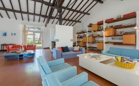 Poggetti San Luigi Country Home Follonica: Mueble, Sofá, Estante, Diseño De Interiores, Sala, Madera, Suelo, Piso, Sofá Cama, Estantería