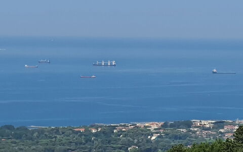 La Casa Sul Forte: Azul, Los Recursos Hídricos, Horizonte, Fenómeno Atmosférico, Mar, Watercraft, Oceano, Barco