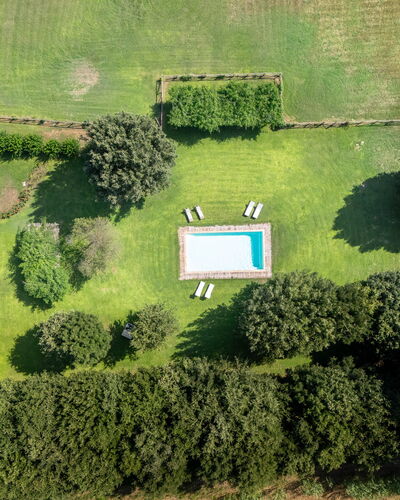 Casale Rosa: Piscina, Jardín, Césped, Sombra, Paisajismo, Parque, Yarda, Patio Interior, Plantación, Hojas Perennes