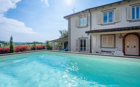 Borgo House In Florentine Hills With Pool: Piscina, Casa, Recurso, Inmuebles, Hacienda, Villa, Thermae, Fuente De Agua, Balcón, Eco Hotel