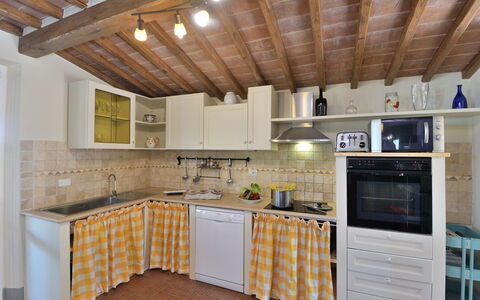 Bellaria: Cocina, Mueble, Mostrador, Aparato De Cocina, Diseño De Interiores, Piso, Electrodoméstico, Madera, Gabinetes, Techo