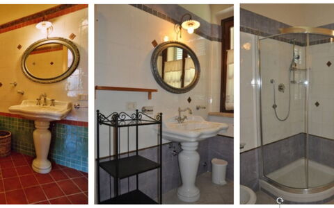 Podere della Madonna Villa: Pared, Diseño De Interiores, Arreglo De Tubería, Baño, Piso, Lavabo Del Baño, Suelo, Grifo, Plomería, Lavabo