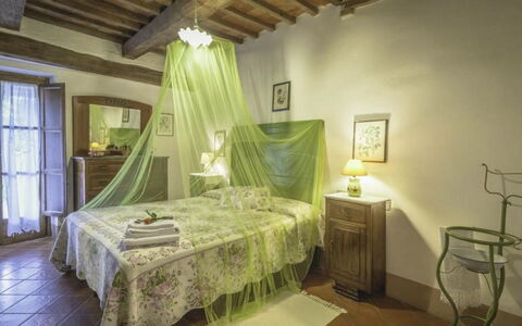 Podere Contignano: Mueble, Diseño De Interiores, Techo, Habitación, Suelo, Linos, Piso, Cama, Encendiendo, Habitación