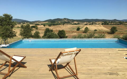 Poggio Cavallino Private Pool, Wifi, Maremma: Piscina, Mueble Para Exteriores, Recurso, Mueble, Sunlounger, Eco Hotel, Sombra, Madera Dura, Silla, Manchas De Madera