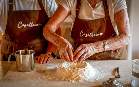 Casalberna: Ingrediente, Cocinando, Comida