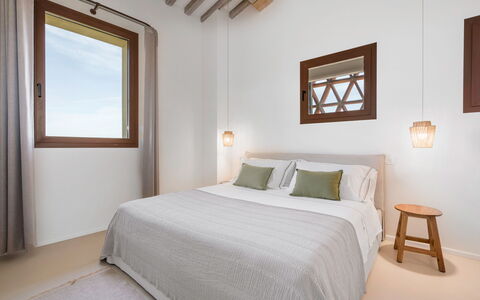 Belmonte Spereto Apartment With Pool, Montaione: Pared, Diseño De Interiores, Madera, Habitación, Piso, Suelo, Techo, Casa, Cama, Encendiendo