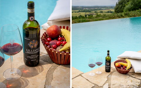 In the Heart of Chianti, Pool, Wifi, View - Lillia: Drinkware, Stemware, Copa De Vino, Vino, Barware