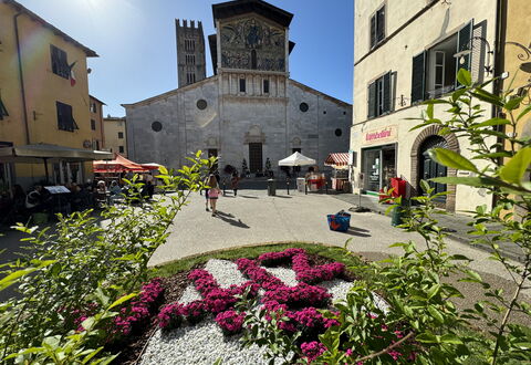 Anna: Edificio, Ventana, By, Fachada, Maceta, Paraguas, Mesa Al Aire Libre, Mueble Para Exteriores, Plaza De La Ciudad, Planta De Casa