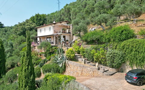Uno Sguardo sul Mare: Vegetación, Arbusto, Paisaje, Área Rural, Casa, Planta De La Comunidad, Hill Station, Primavera, Pueblo