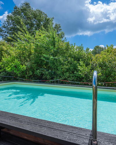 Casale La Canigiana, House, Pool, San Miniato: Azul, Agua, Piscina, Material Compuesto, Recurso, Ocio, Eco Hotel, Sombra, Madera Dura, Cubierta