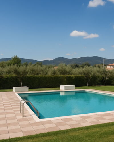 Villa Diamante: Piscina, Recurso, Material Compuesto, Jardín, Sombra, Fuente De Agua, Paisajismo, Patio Interior, Eco Hotel, Césped