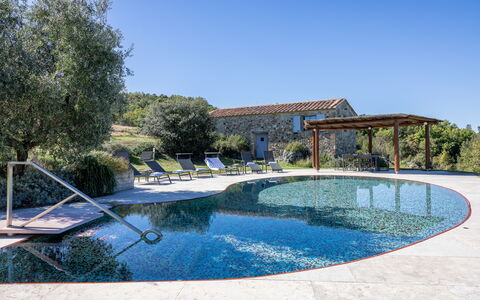 Il Gabbro, Luxury Experience: Azul, Agua, Piscina, Reflexión, Reservorio, Fuente De Agua, Piscina De Reflejo, Estanque