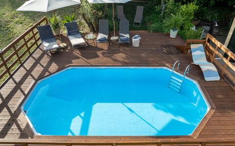 Podere la Botte, Pool, Lari: Piscina, Material Compuesto, Mueble Para Exteriores, Ocio, Eco Hotel, Manchas De Madera, Sombra, Madera Dura, Recurso, Diseño