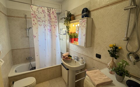 Al Civico 80: Arreglo De Tubería, Baño, Diseño De Interiores, Piso, Suelo, Lavabo Del Baño, Lavabo, Grifo, Plomería, Encendiendo