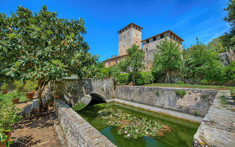 Medieval Castle Living: Vineyards, Swimming Pool &: Jardín, Inmuebles, Paisajismo, Fuente De Agua, Jardín Botánico, Estanque