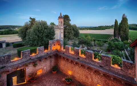 Medieval Castle Living: Vineyards, Swimming Pool &: Paisaje, Castillo, Inmuebles, Jardín, Sitio Historico, La Arquitectura Medieval, Fortificación, Palacio, Mansión