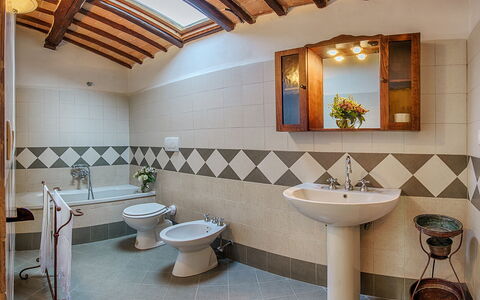 Medieval Castle Living: Vineyards, Swimming Pool &: Piso, Diseño De Interiores, Suelo, Techo, Arreglo De Tubería, Loseta, Plomería, Grifo, Habitación, Baño