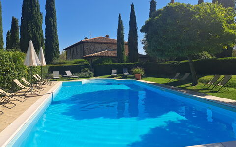 Podere Peteglia: Piscina, Azul, Recurso, Thermae, Jardín, Paisajismo, Hacienda, Eco Hotel, Inmuebles, Mueble Para Exteriores