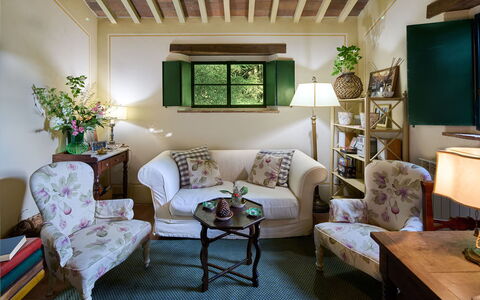 Il Gallinaio, Vivo D'Orcia: Mueble, Diseño De Interiores, Sofá, Sala, Encendiendo, Habitación, Marco, Arrojar La Almohada, Casa, Mesa