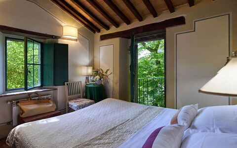 Il Gallinaio, Vivo D'Orcia: Casa, Casa, Habitación, Cama, Cabaña, Lecho, Marco De La Cama, Villa, Linos, Sábana