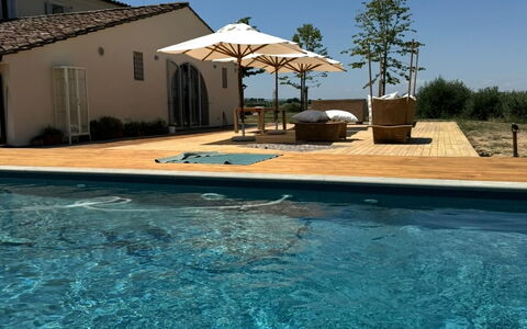 Villa Dedalo: Piscina, Inmuebles, Recurso, Villa, Hacienda, Hotel, Ciudad De Vacaciones, Sunlounger