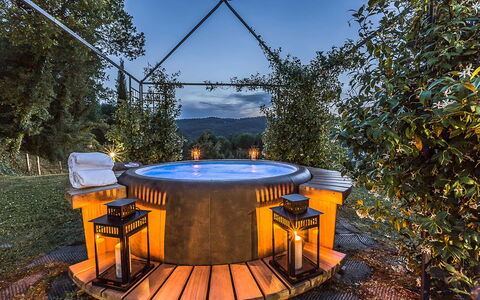 Villa Panorama: Encendiendo, Piscina, Recurso, Jardín, Eco Hotel, Jacuzzi, La Iluminación Del Paisaje, Patio Interior, Diseño